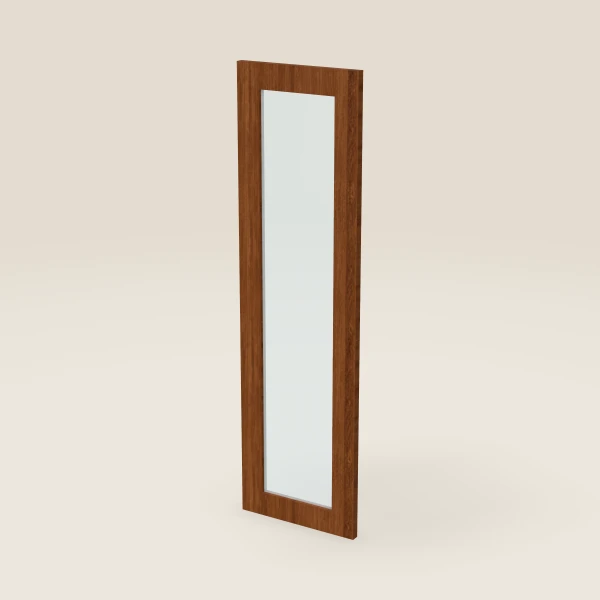 12" Wall Cabinet Glass Door — 42" High, 3D picture