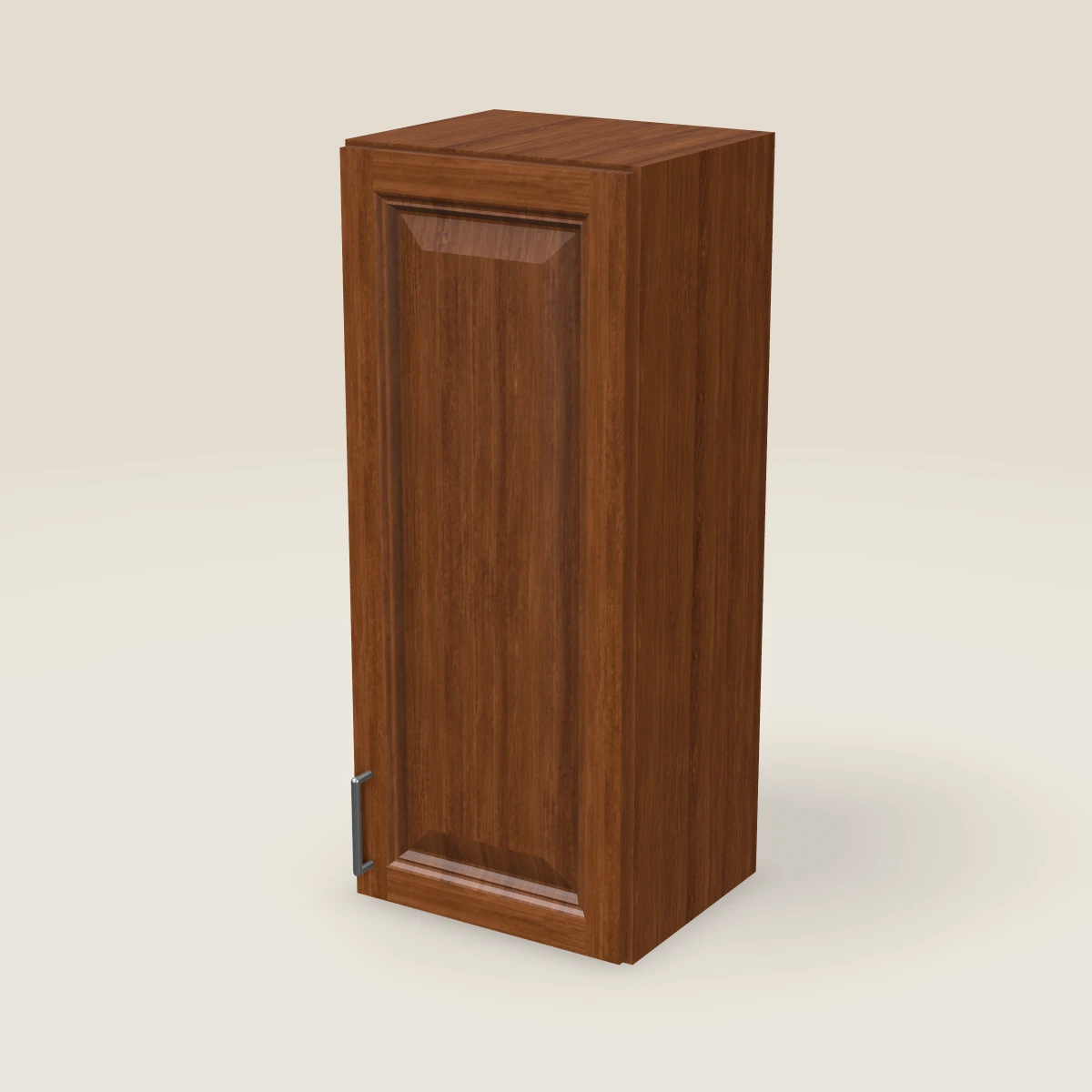 15" Single Door Wall Cabinet — 36" High, 3D picture