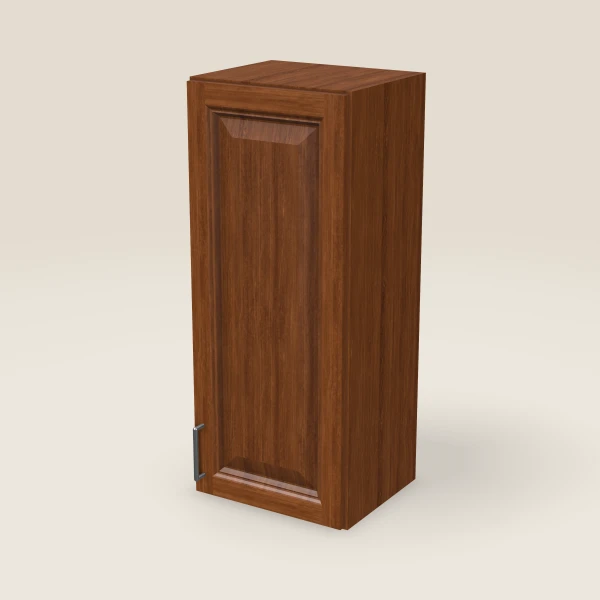 15" Single Door Wall Cabinet — 36" High, 3D picture