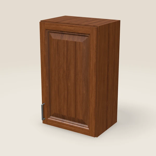 18" Single Door Wall Cabinet — 30" High, 3D picture