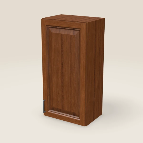 18" Single Door Wall Cabinet — 36" High, 3D picture