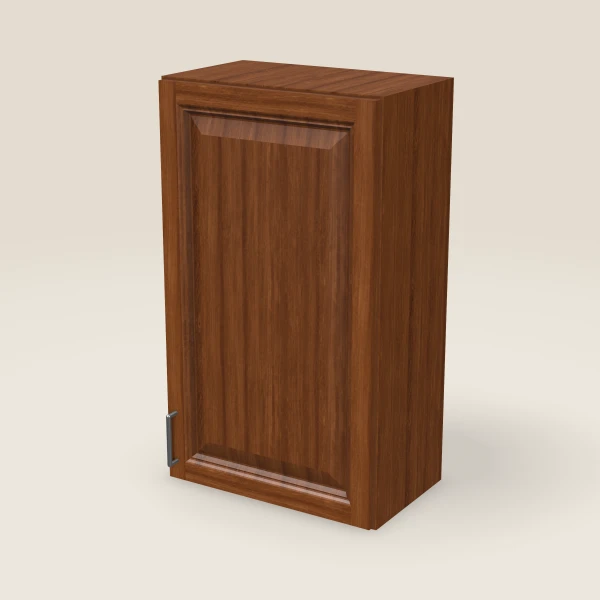 21" Single Door Wall Cabinet — 36" High, 3D picture