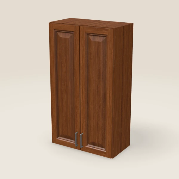 24" Double Door Wall Cabinet — 42" High, 3D picture