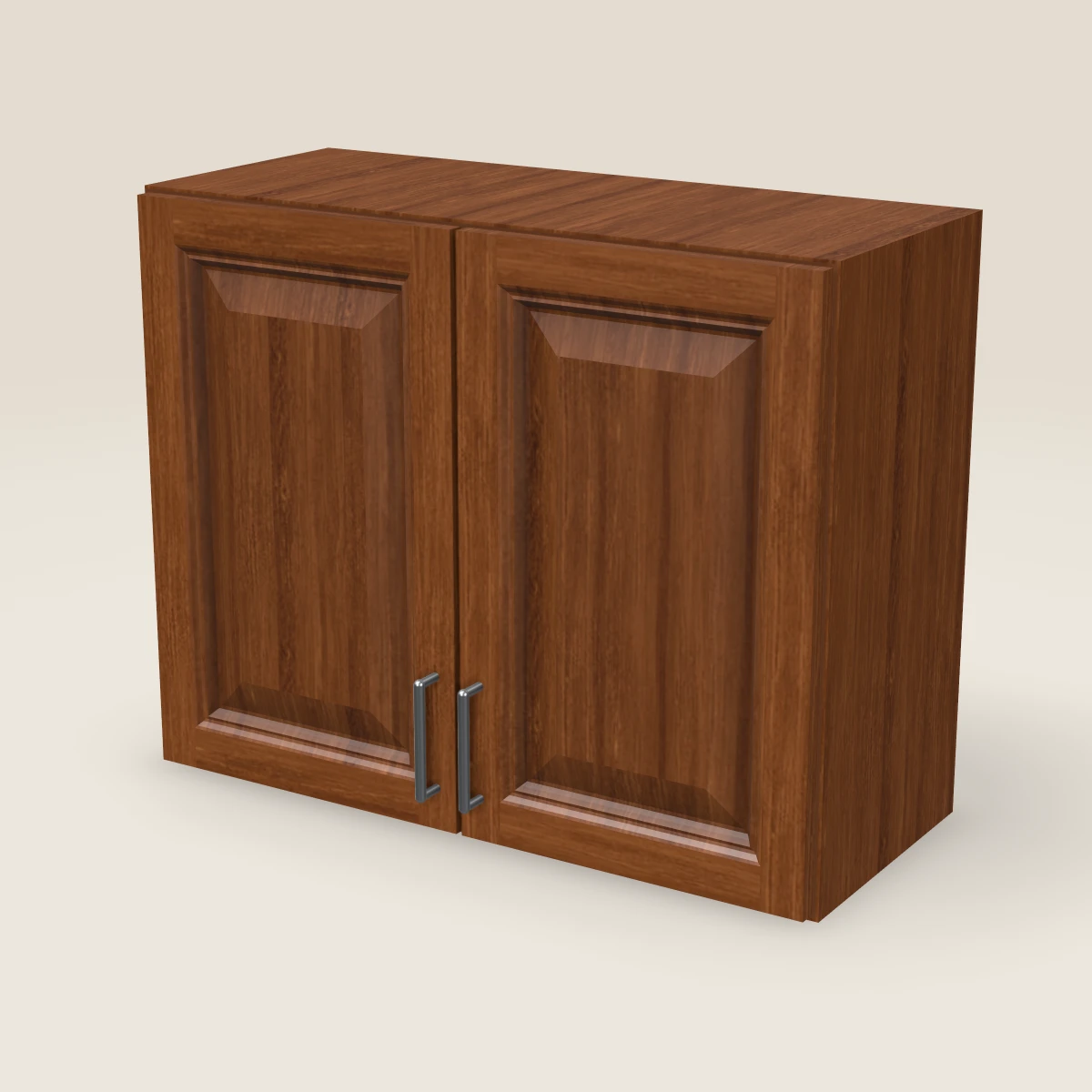 30" Double Door Wall Cabinet — 24" High, 3D picture