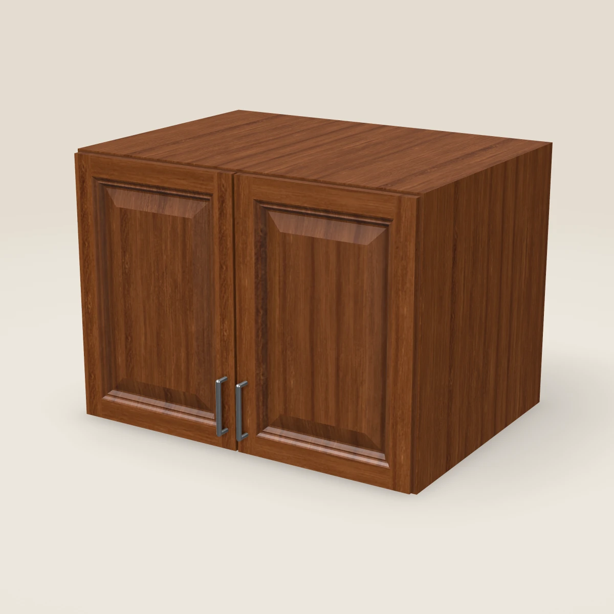 33" Double Door Wall Cabinet — 24" High, 3D picture