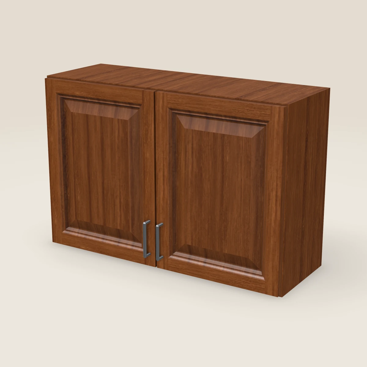 36" Double Door Wall Cabinet — 24" High, 3D picture