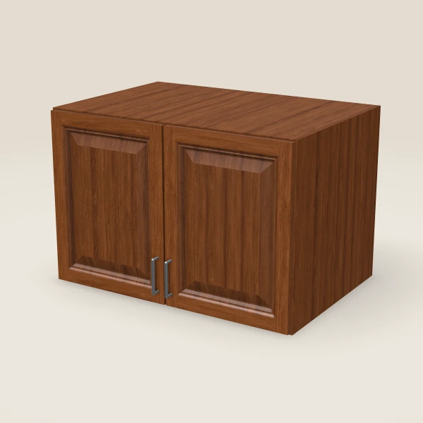 36" Double Door Wall Cabinet — 24" High, 3D picture