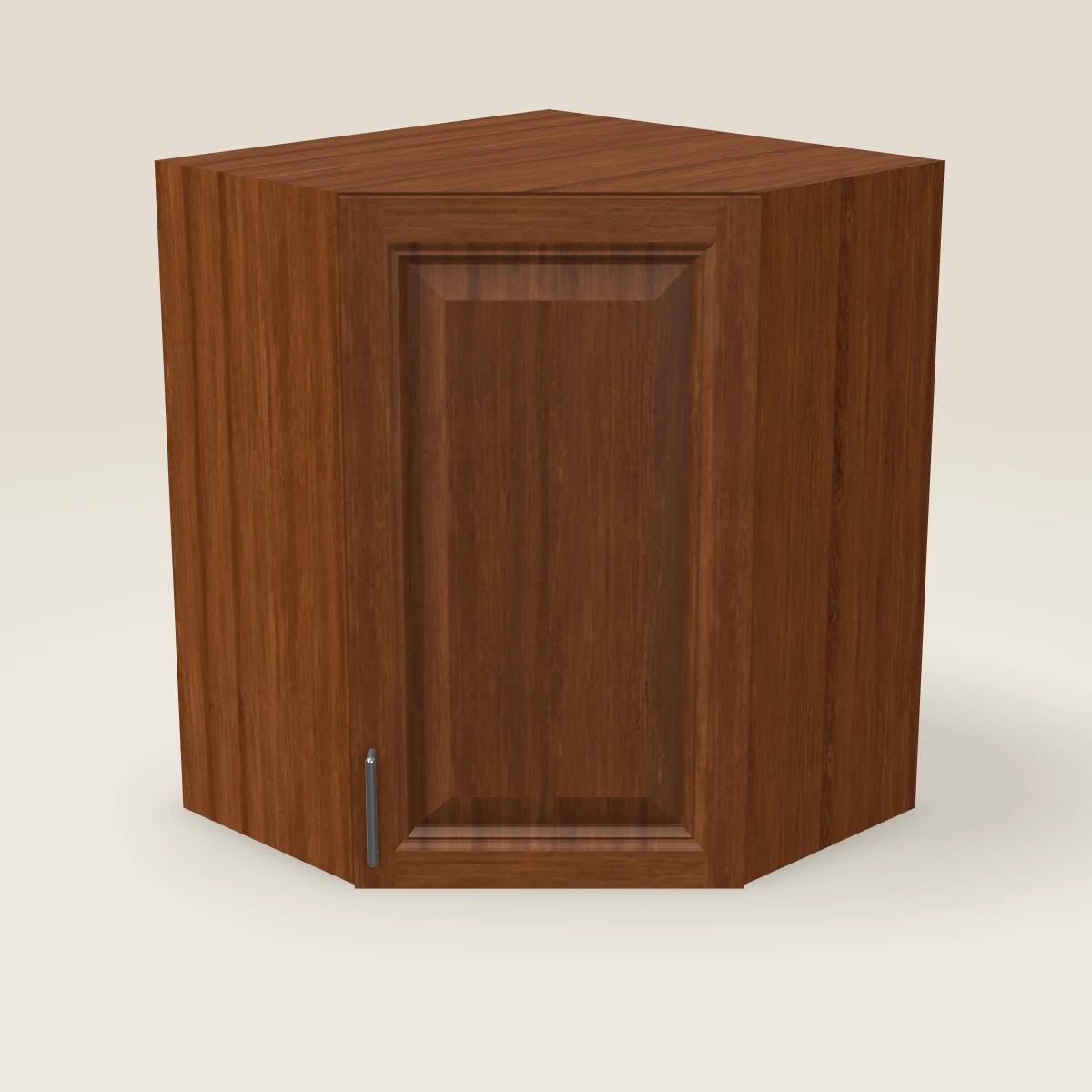 24" Wall Diagonal Corner Cabinet — 30" High, 3D picture
