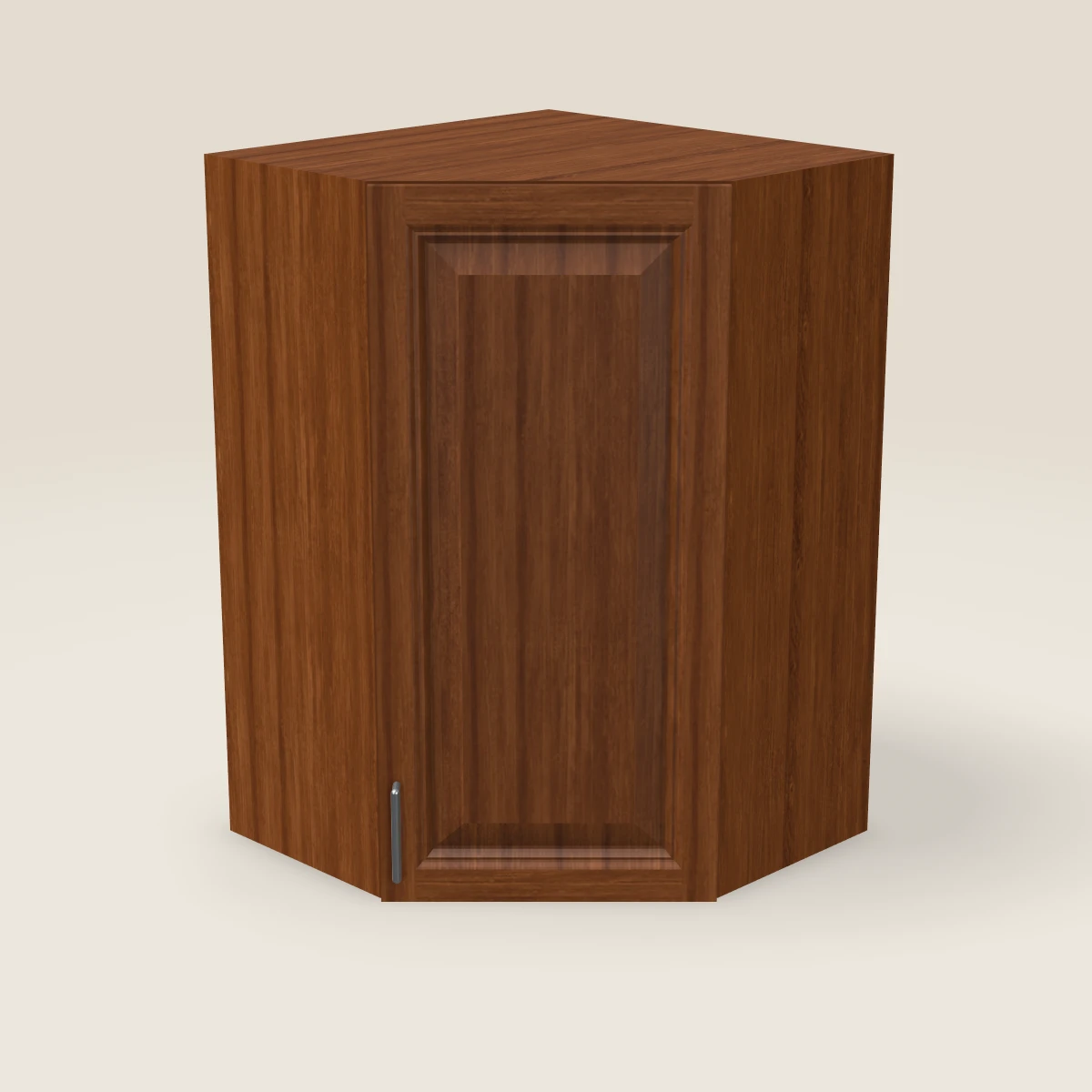 24" Wall Diagonal Corner Cabinet — 36" High, 3D picture