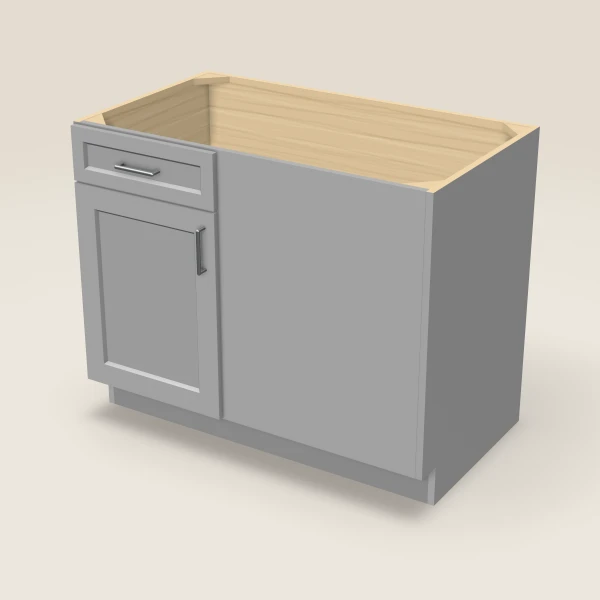 42" Base Blind Corner Cabinet, 3D picture