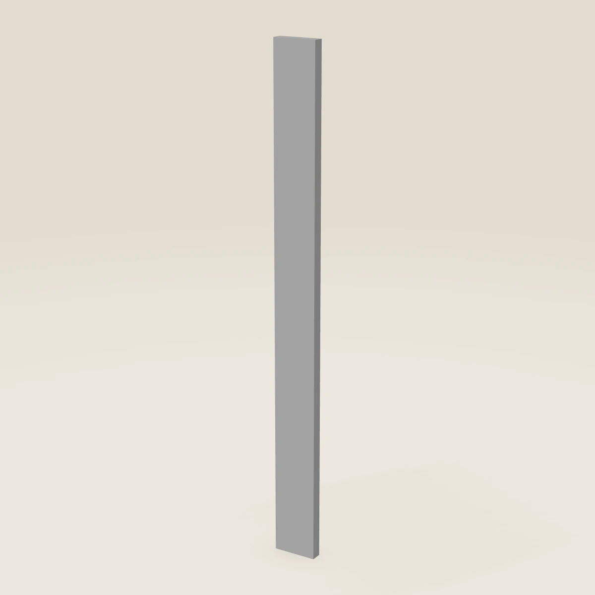 Panel lateral de lavaplatos de 3" (34½"), imagen en 3D