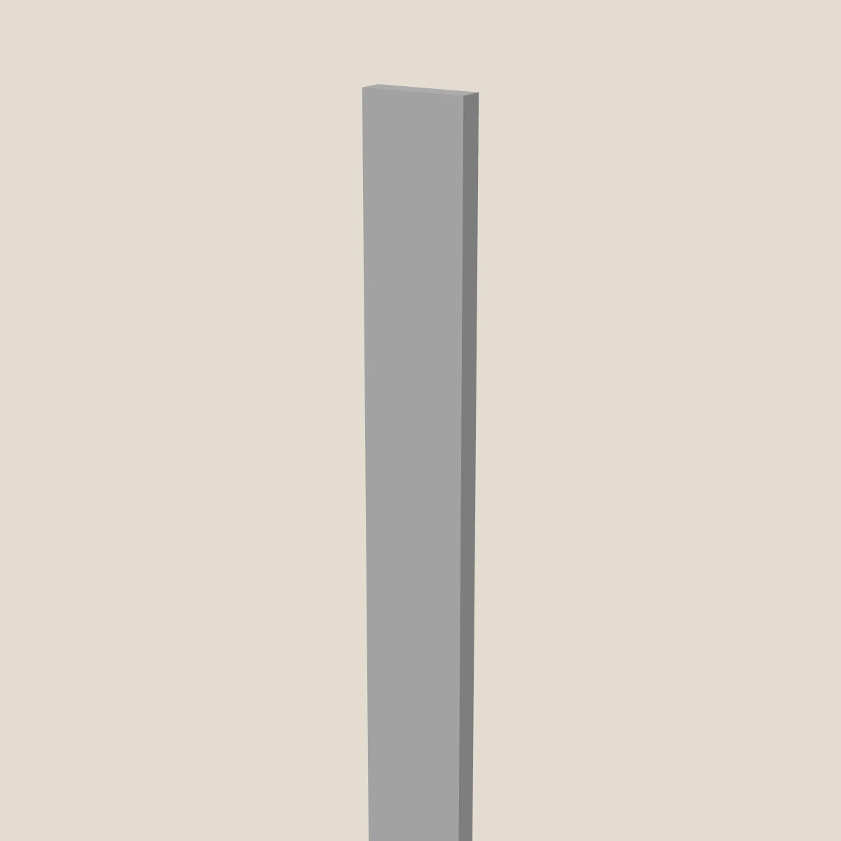 3" × 96" Fluted Tall Filler, 3D picture