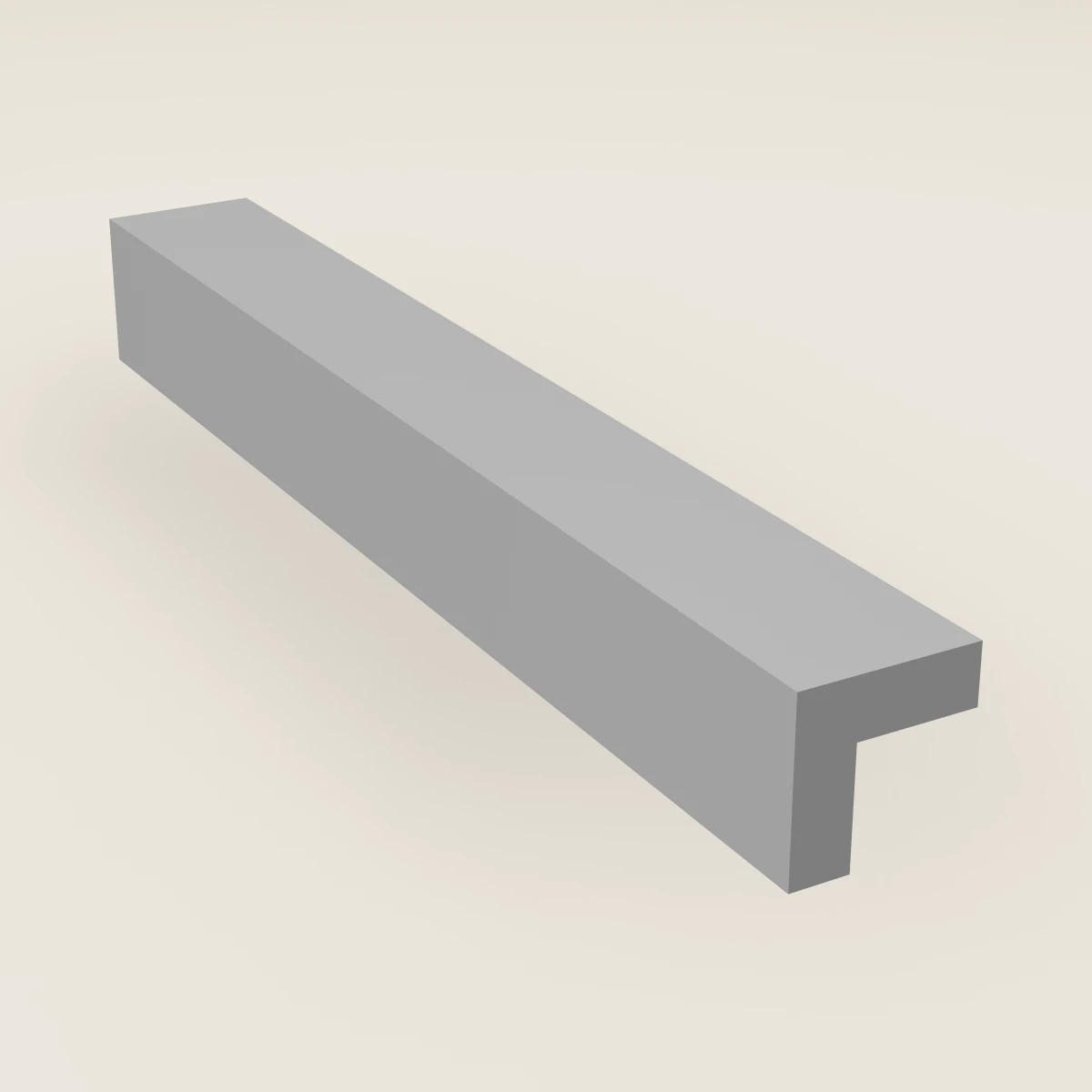 96" Outside Corner Molding, 3D picture