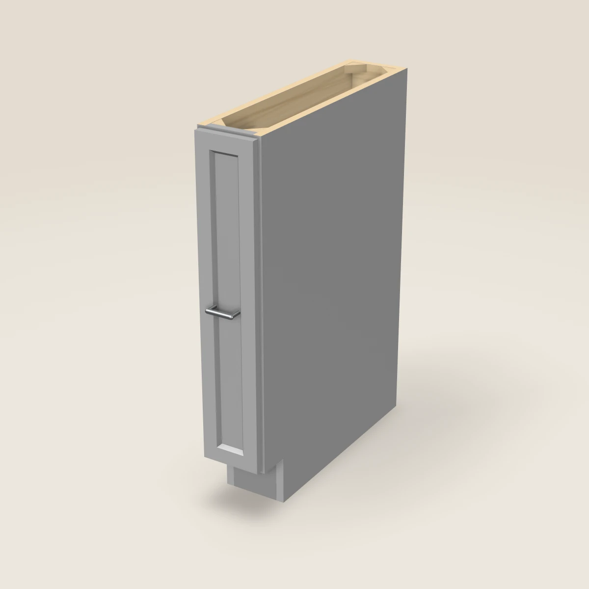 6" Base Spice Pull-Out Cabinet, 3D picture