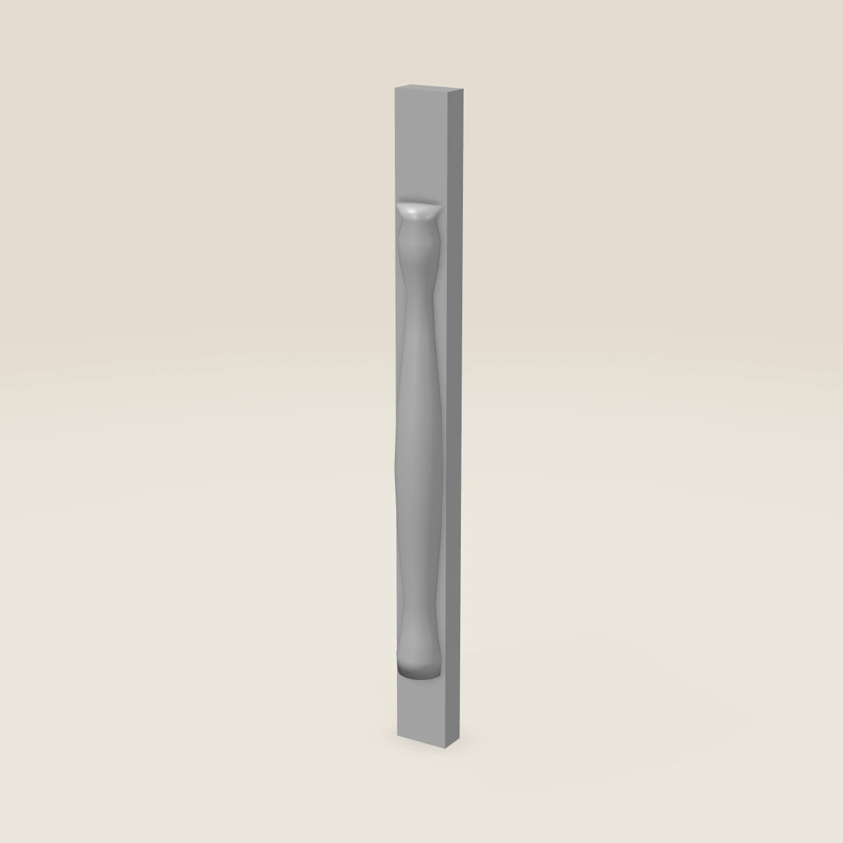 34½" Turn Post, 3D picture