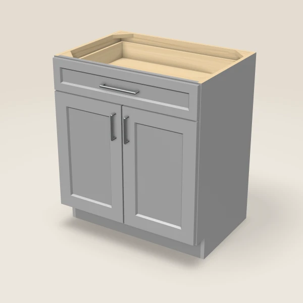 30" Double Door Vanity Cabinet, 3D picture