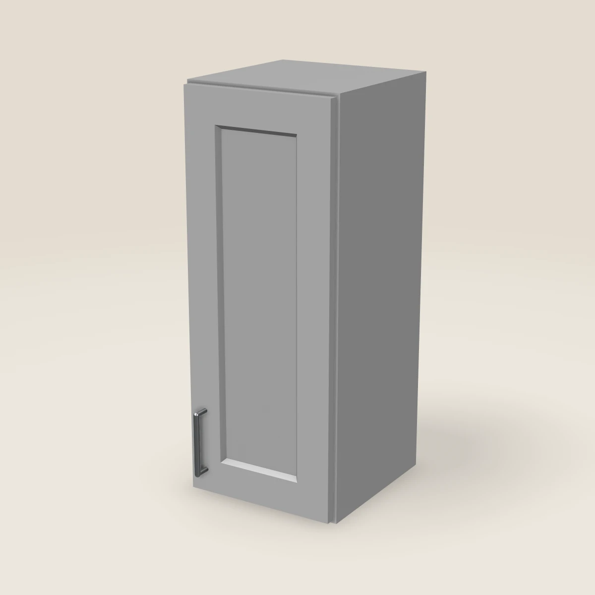12" Single Door Wall Cabinet — 30" High, 3D picture
