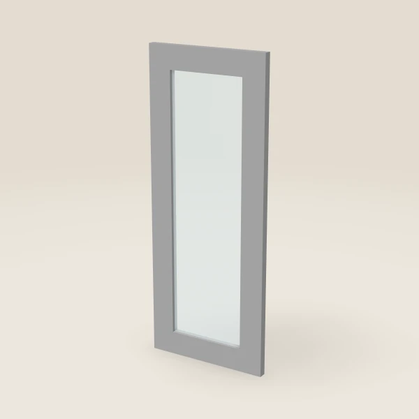 12" Wall Cabinet Glass Door — 30" High, 3D picture