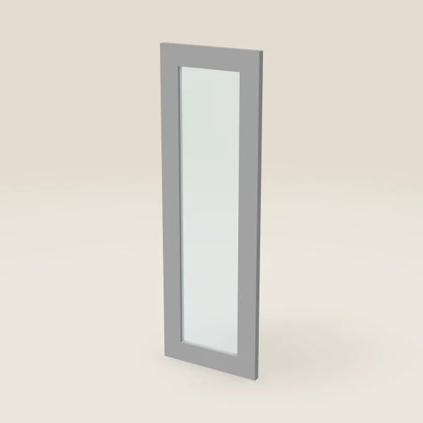 12" Wall Cabinet Glass Door — 36" High, 3D picture