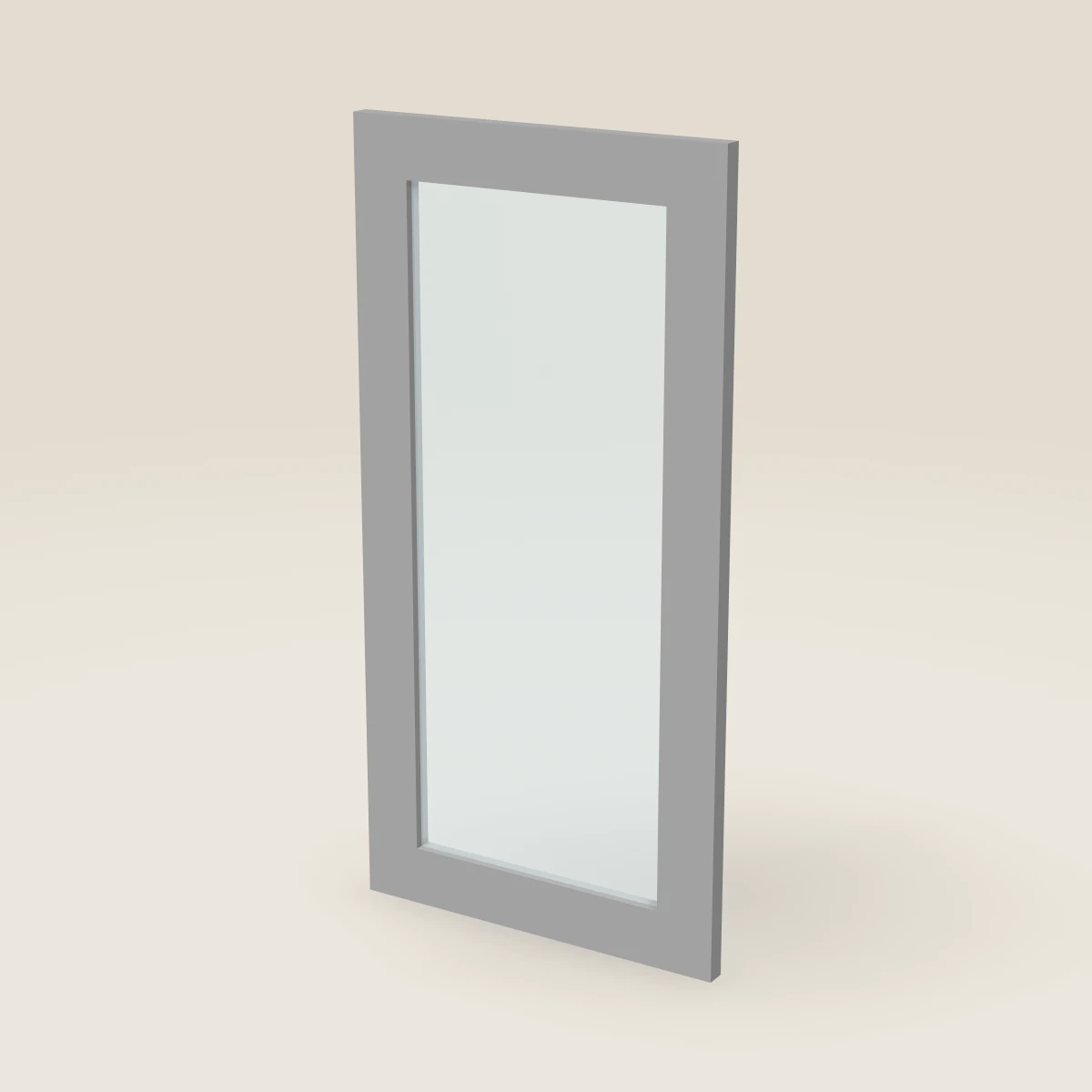 15" Wall Cabinet Glass Door — 30" High, 3D picture