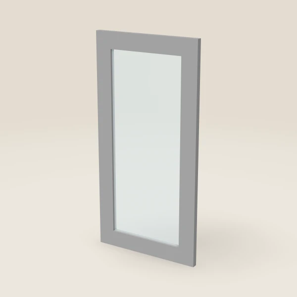 15" Wall Cabinet Glass Door — 30" High, 3D picture