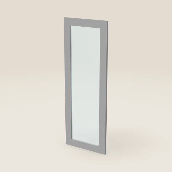 15" Wall Cabinet Glass Door — 42" High, 3D picture