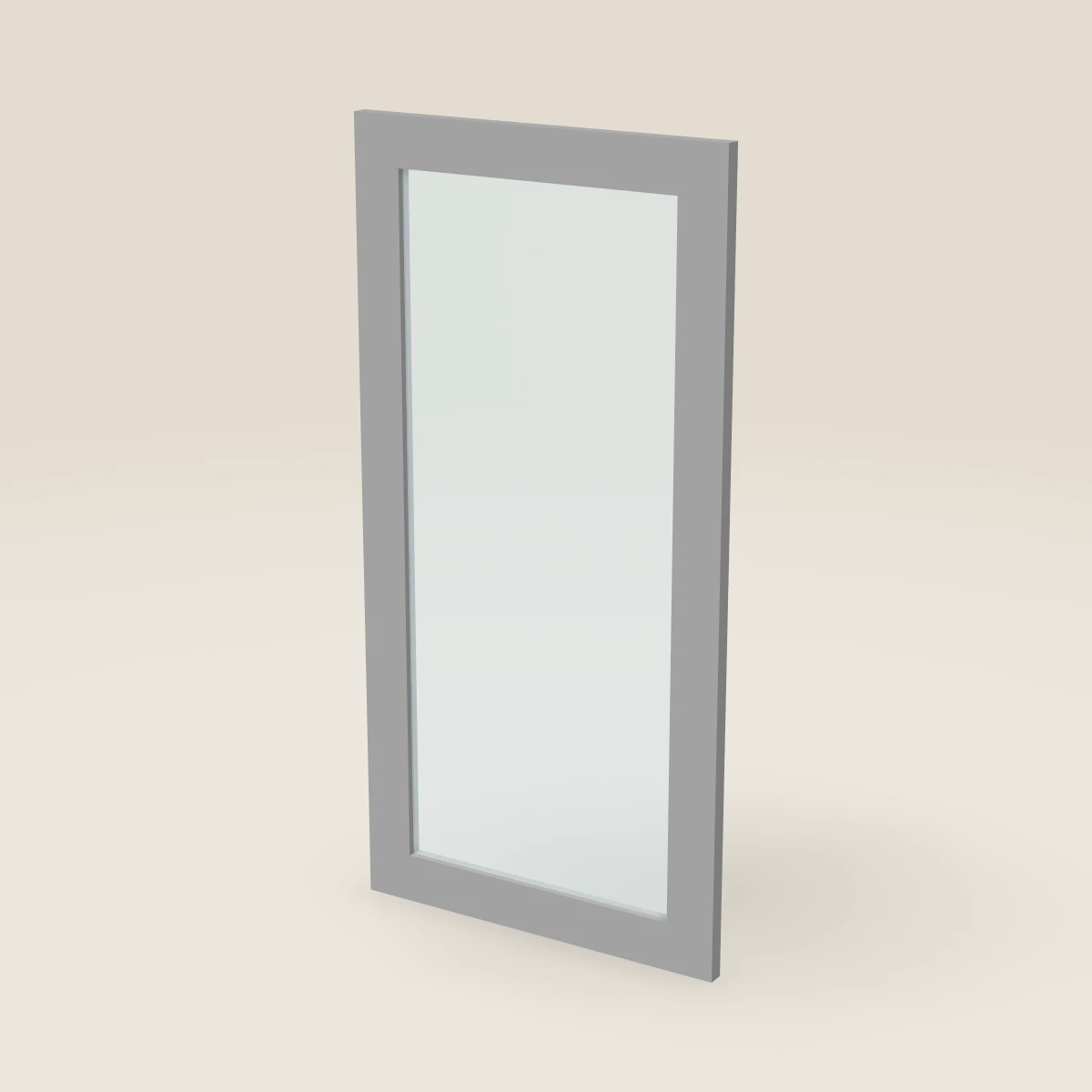 Puerta de vidrio para gabinete de pared de 18" — 36" de alto, imagen en 3D