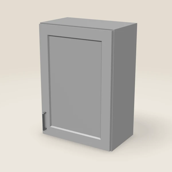 21" Single Door Wall Cabinet — 30" High, 3D picture