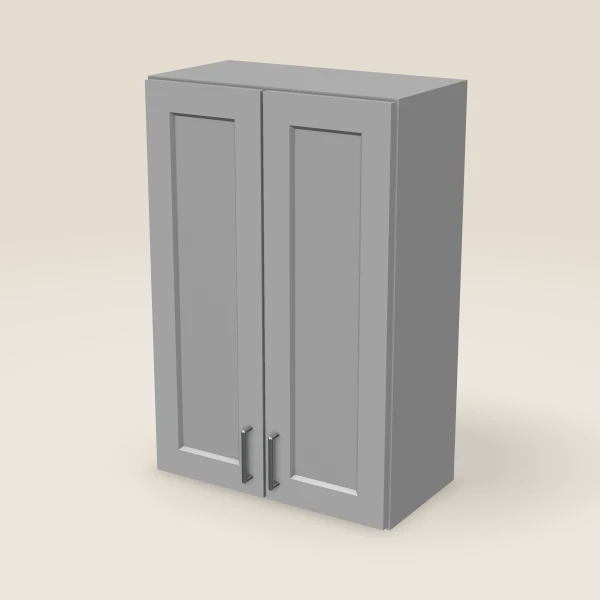 24" Double Door Wall Cabinet — 36" High, 3D picture