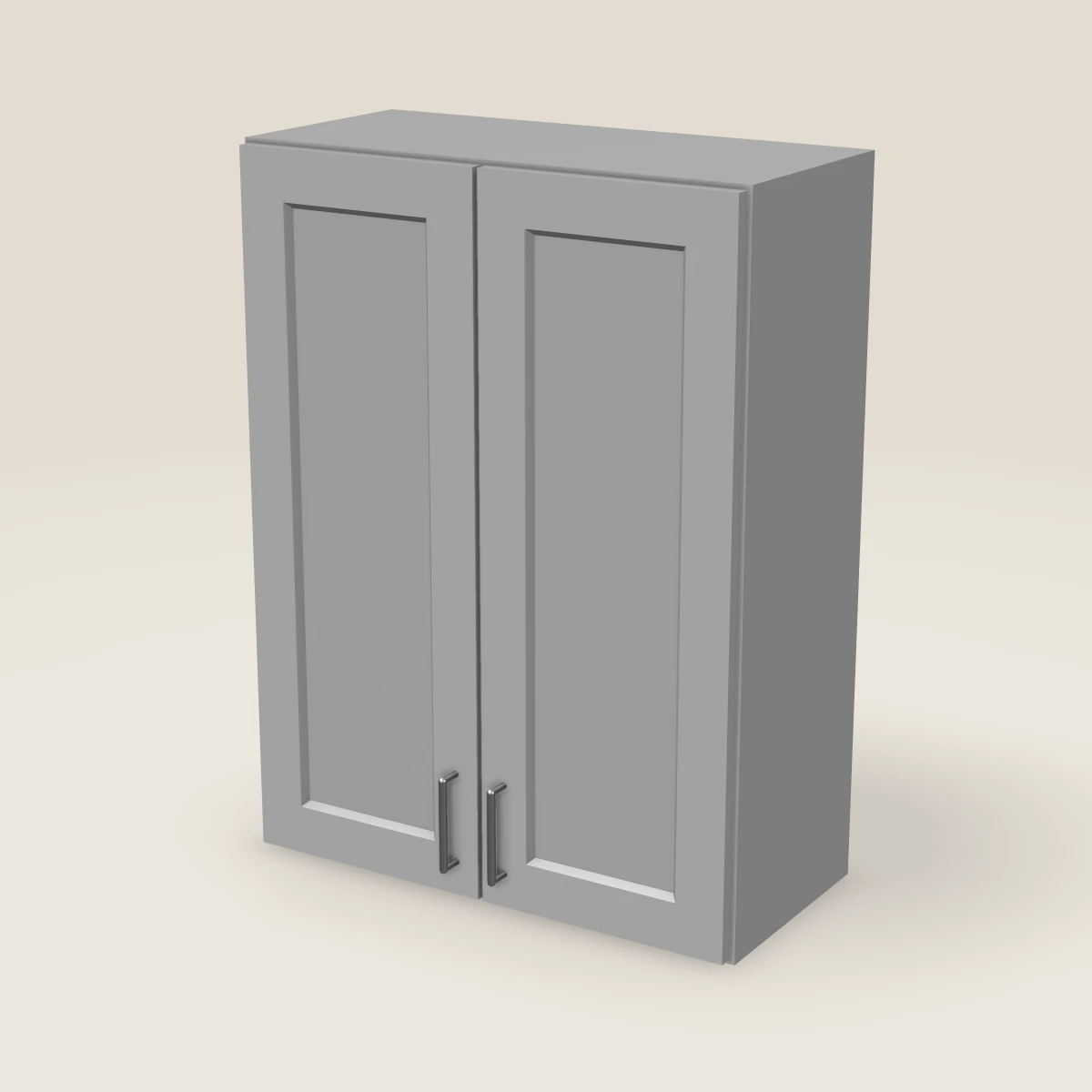 27" Double Door Wall Cabinet — 36" High, 3D picture