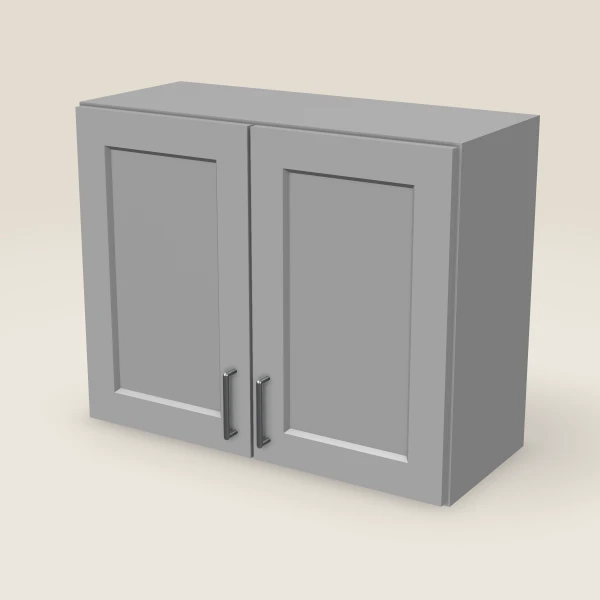 30" Double Door Wall Cabinet — 24" High, 3D picture