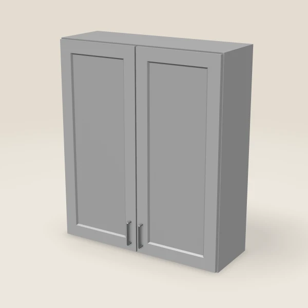 36" Double Door Wall Cabinet — 42" High, 3D picture