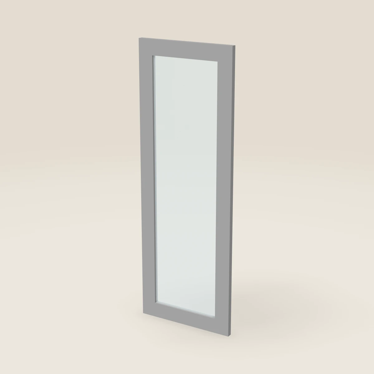 Puerta de vidrio para gabinete de pared de 15" — 42" de alto, imagen en 3D