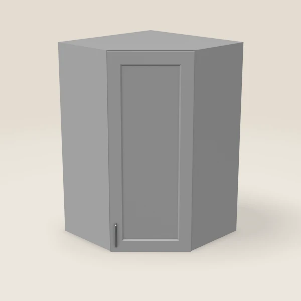 27" Wall Diagonal Corner Cabinet — 42" High, 3D picture