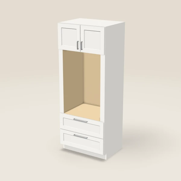 33" Wall Oven Pantry — 84" High, 3D picture