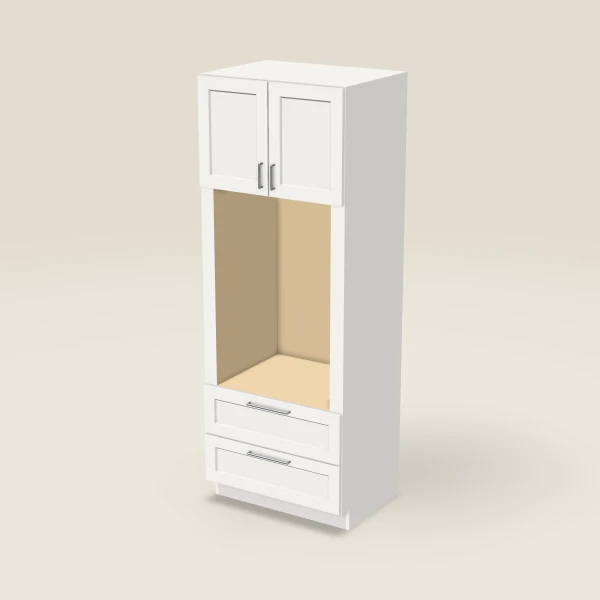 33" Wall Oven Pantry — 90" High, 3D picture