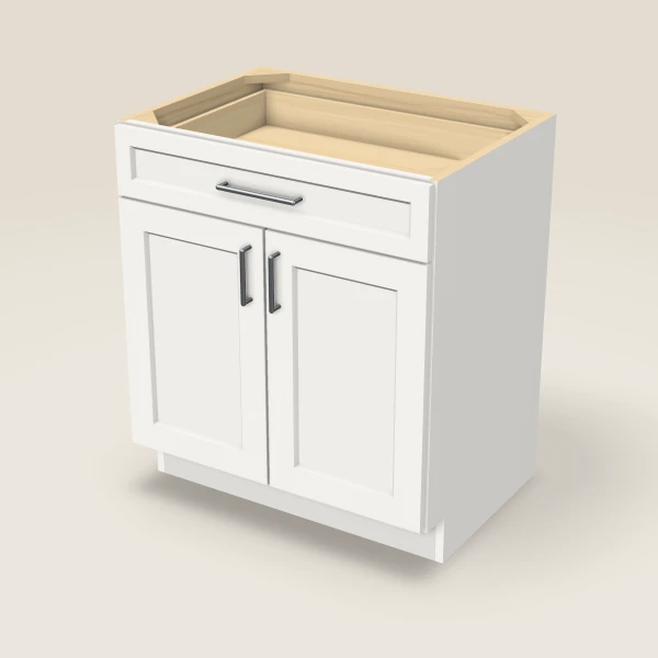 30" Double Door Vanity Cabinet, 3D picture