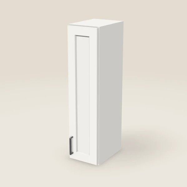 9" Single Door Wall Cabinet — 36" High, 3D picture
