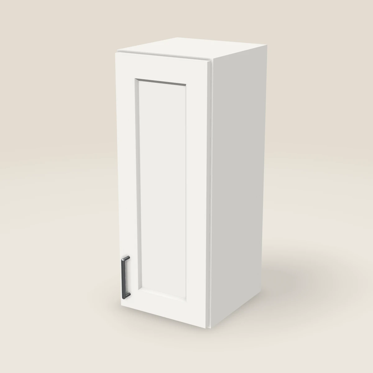 12" Single Door Wall Cabinet — 30" High, 3D picture