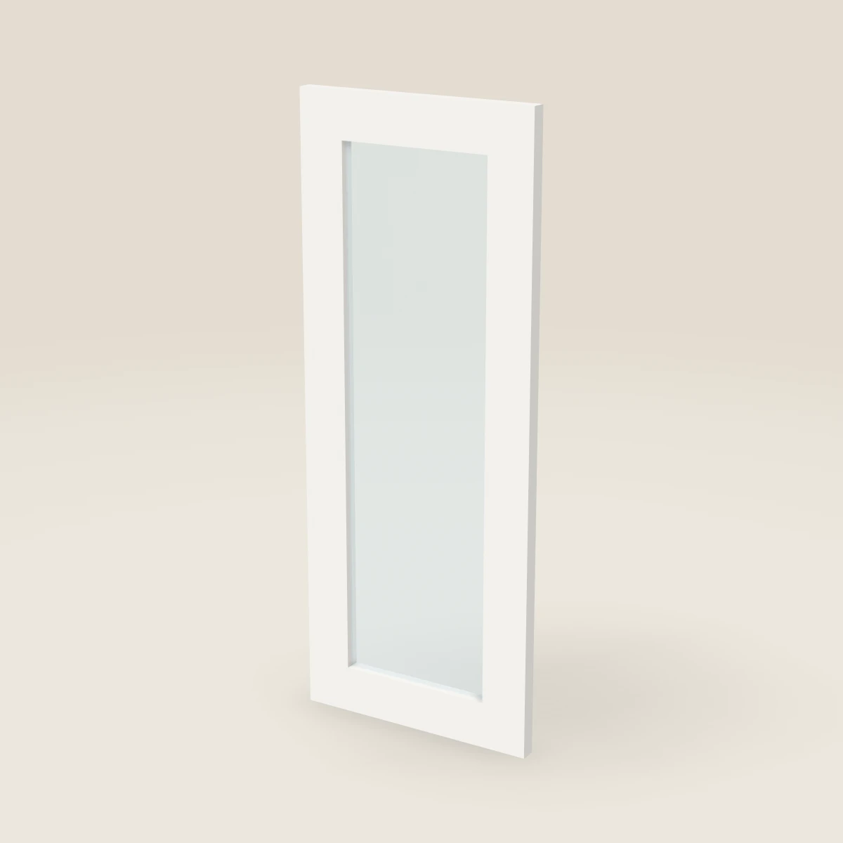 12" Wall Cabinet Glass Door — 30" High, 3D picture