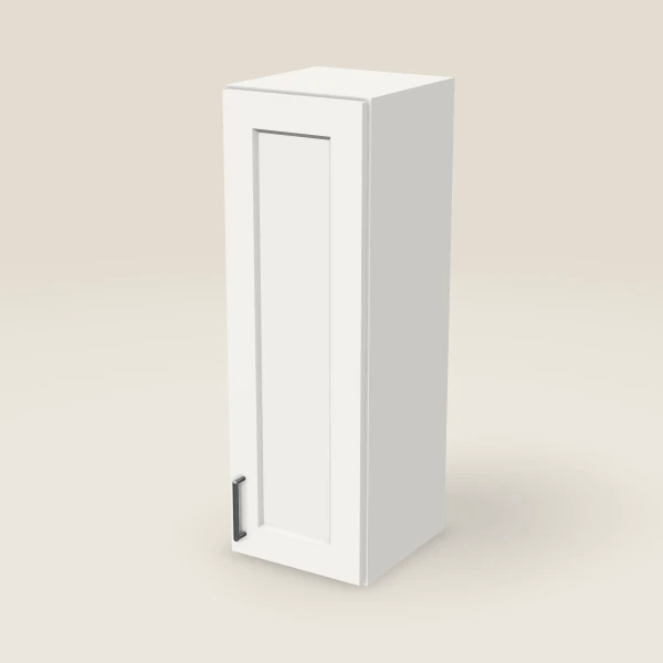 12" Single Door Wall Cabinet — 36" High, 3D picture