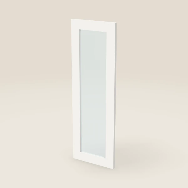 12" Wall Cabinet Glass Door — 36" High, 3D picture