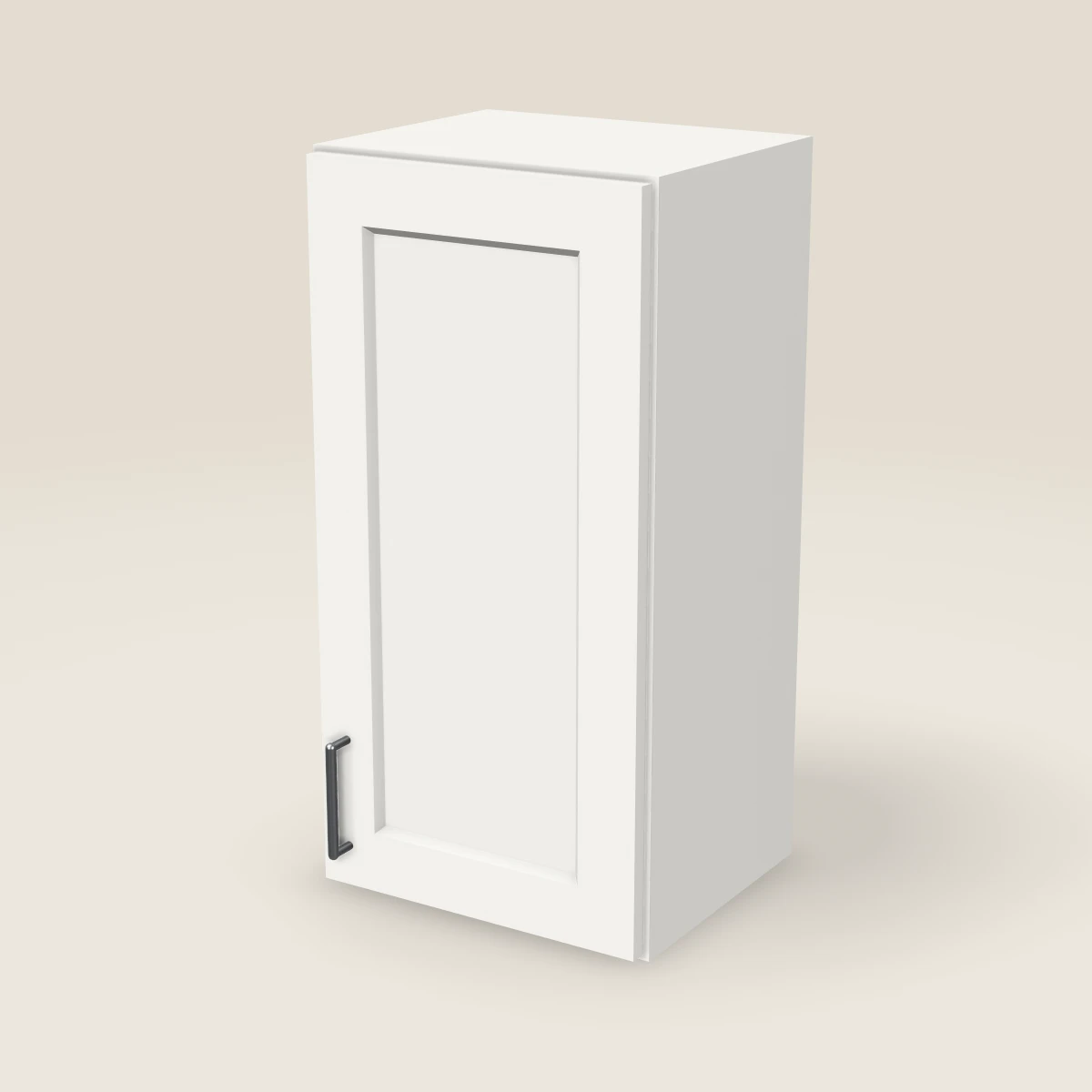 15" Single Door Wall Cabinet — 30" High, 3D picture