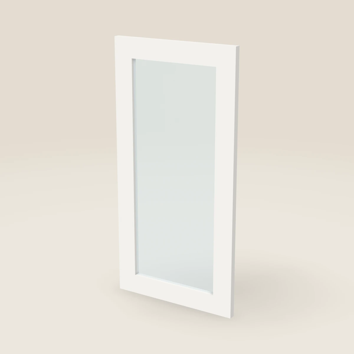 15" Wall Cabinet Glass Door — 30" High, 3D picture