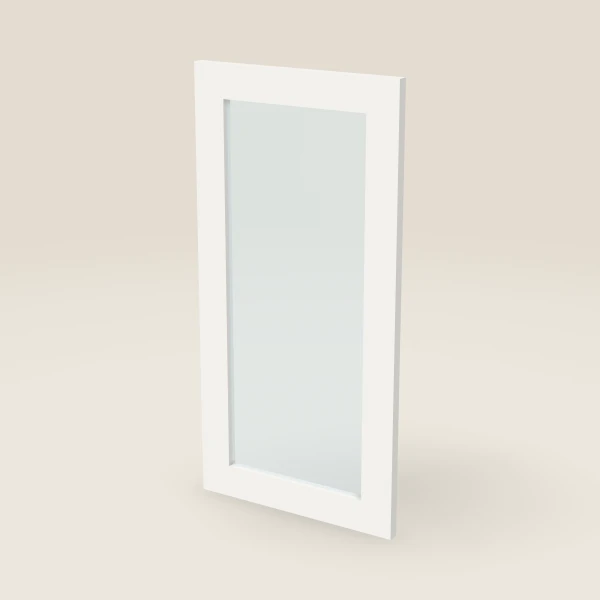 15" Wall Cabinet Glass Door — 30" High, 3D picture