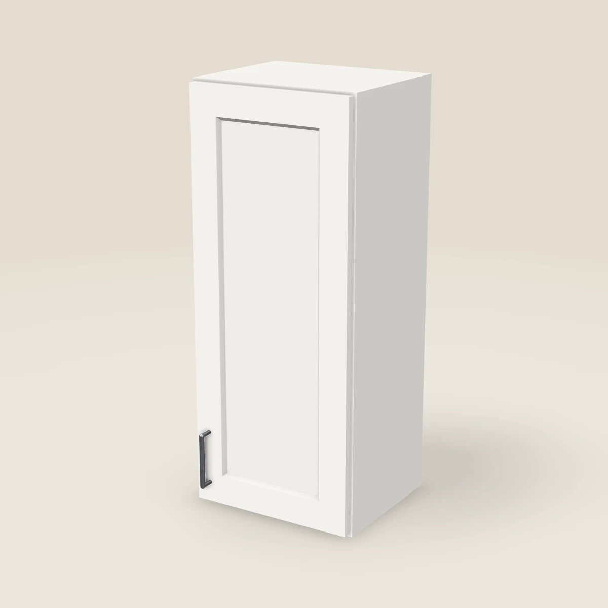 15" Single Door Wall Cabinet — 36" High, 3D picture