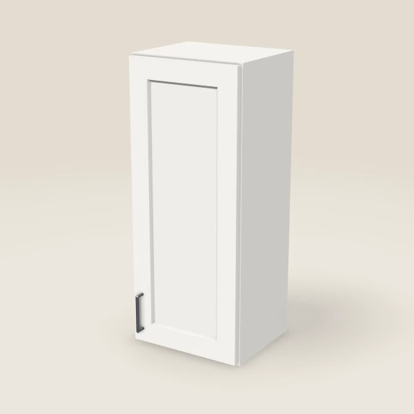 15" Single Door Wall Cabinet — 36" High, 3D picture