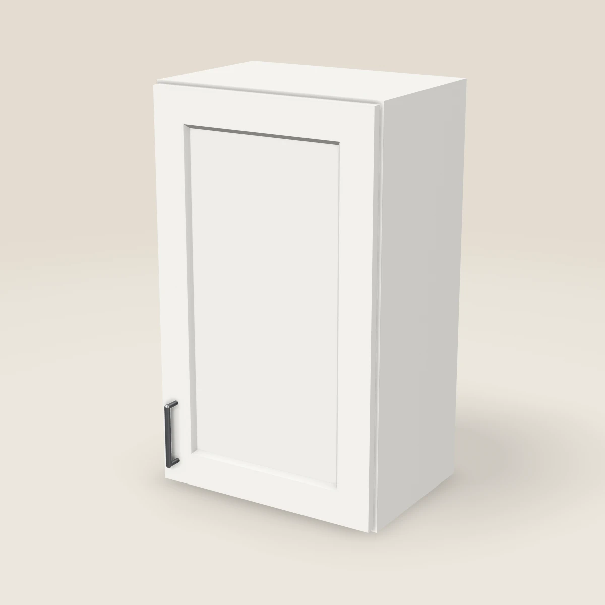 18" Single Door Wall Cabinet — 30" High, 3D picture