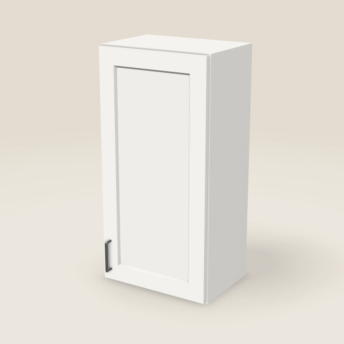 18" Single Door Wall Cabinet — 36" High, 3D picture