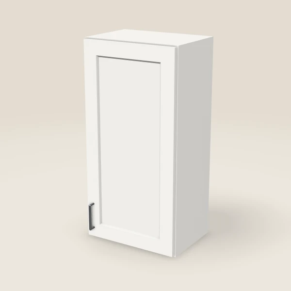 18" Single Door Wall Cabinet — 36" High, 3D picture